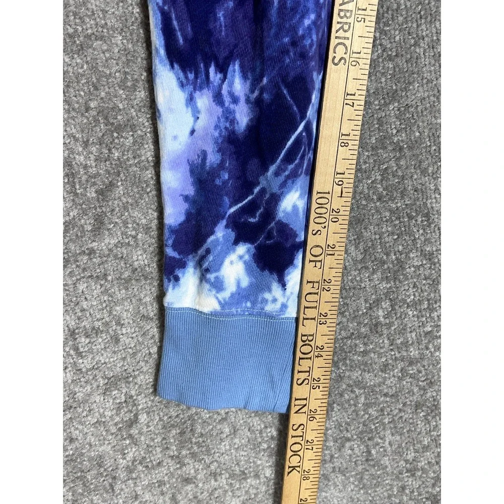 Old Navy Jogger Pants Girls Size Large 10-12 Blue Tie Dye Pockets Lounge NWT